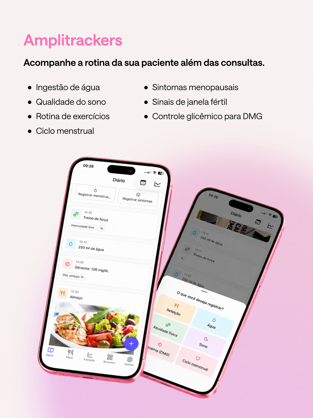 Amplitrackers - Ferramentas de acompanhamento de saúde da mulher